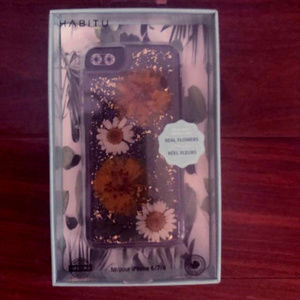 IPHONE CASE REAL FLOWERS 6 7 8 NEW $50 VALUE!!!!!!